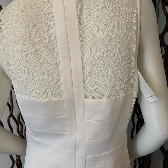New Stunning Cache White Elegant Evening Dress - Picture 9 of 14